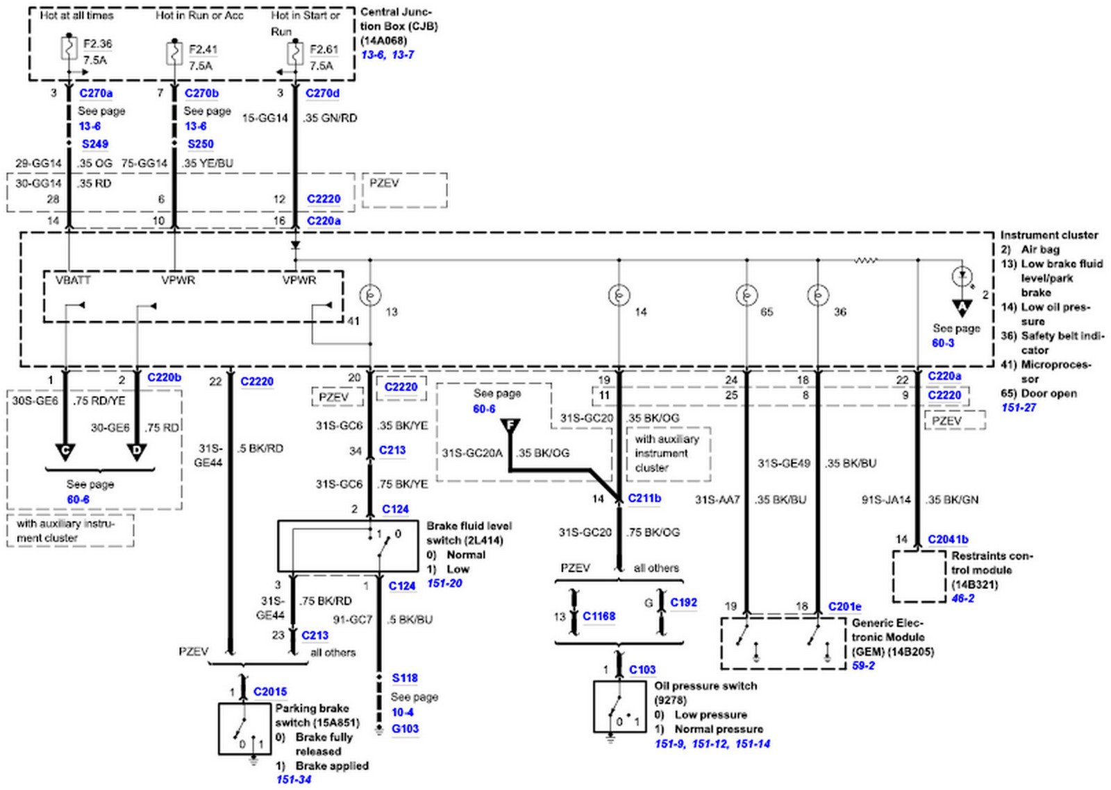 2003 Ford Focus Ztw 2.3l Wiring Diagram