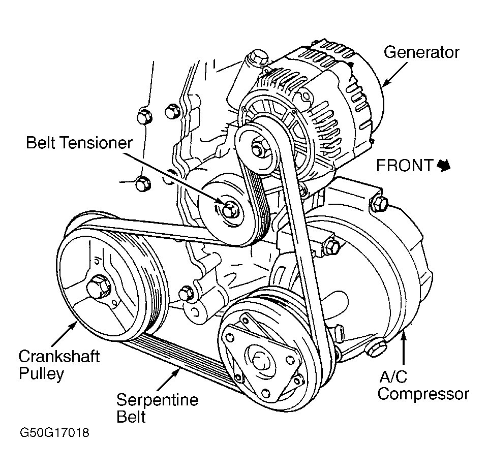 2007 Toyota Yaris Serpentine Belt Diagram
