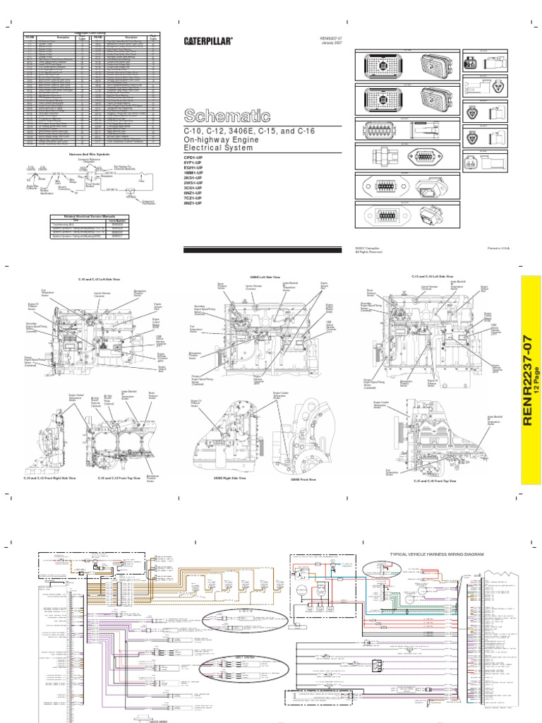 Cat 3406b Wiring Diagram