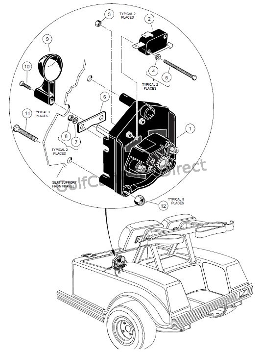 Club Car 36v Forward Reverse Switch Wiring Diagram