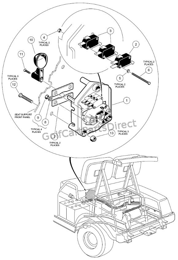 Club Car 36v Forward Reverse Switch Wiring Diagram