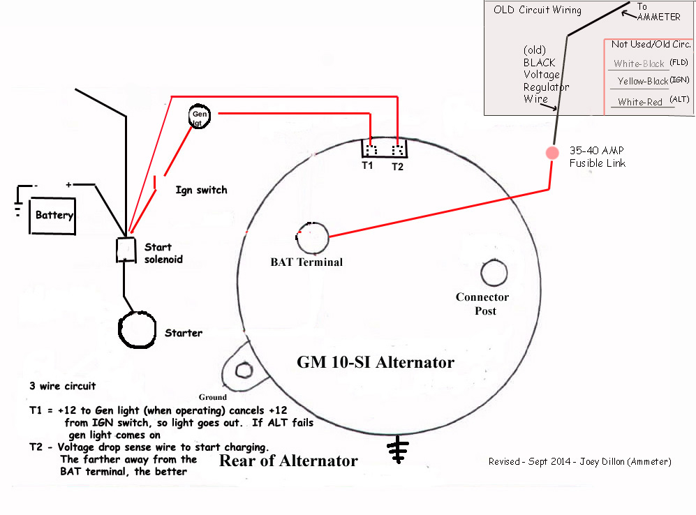 Delco 10si Alternator Wiring Diagram