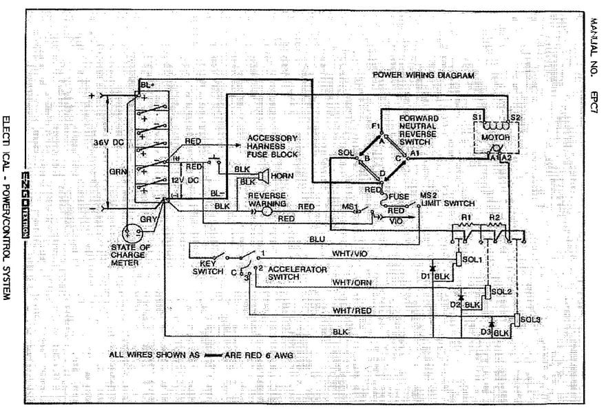 Ezgo Curtis 1205m Controller Wiring Diagram