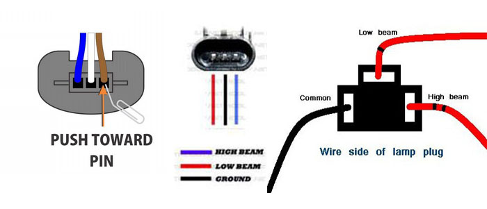 Headlight Connector Wiring Diagram