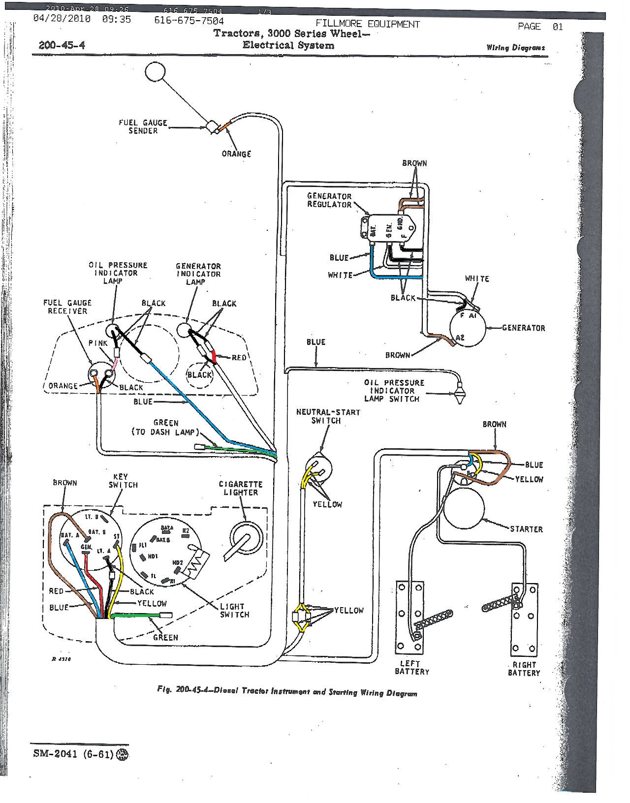 Diesel Tractor Ignition Switch Wiring Diagram from diagramweb.net