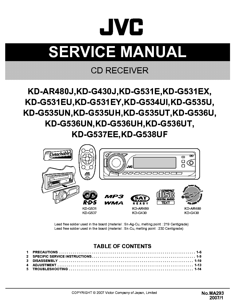 Jvc Kd R320 Wiring Diagram