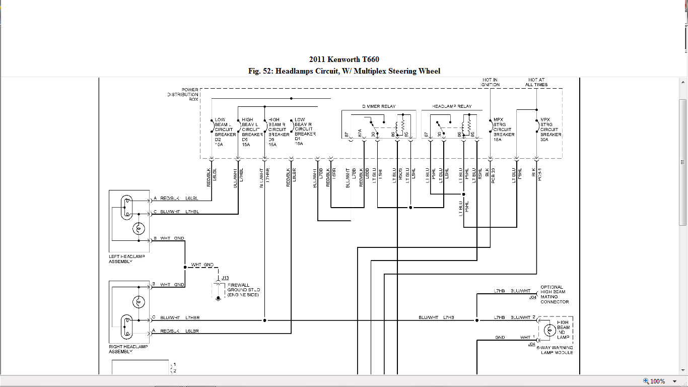 Kenworth T Wiring Diagram