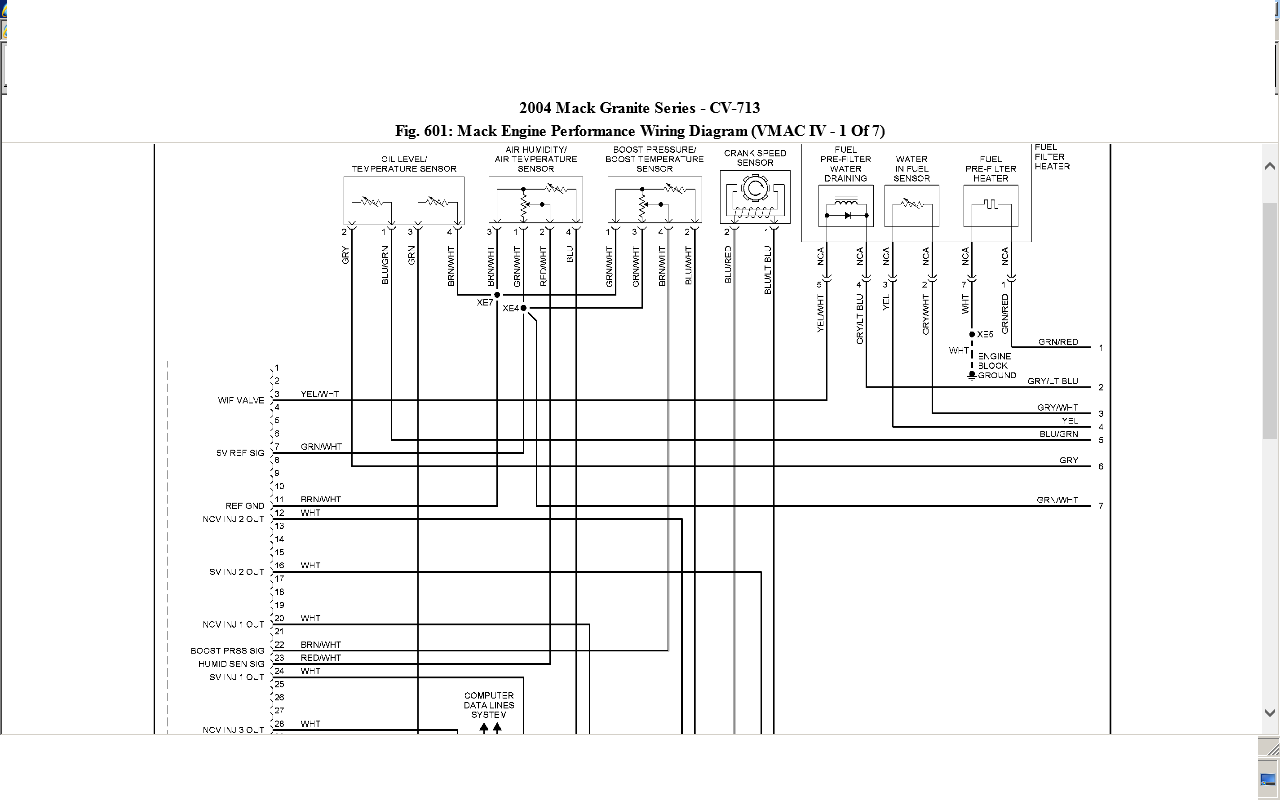 Mack Cv713 Wiring Diagram