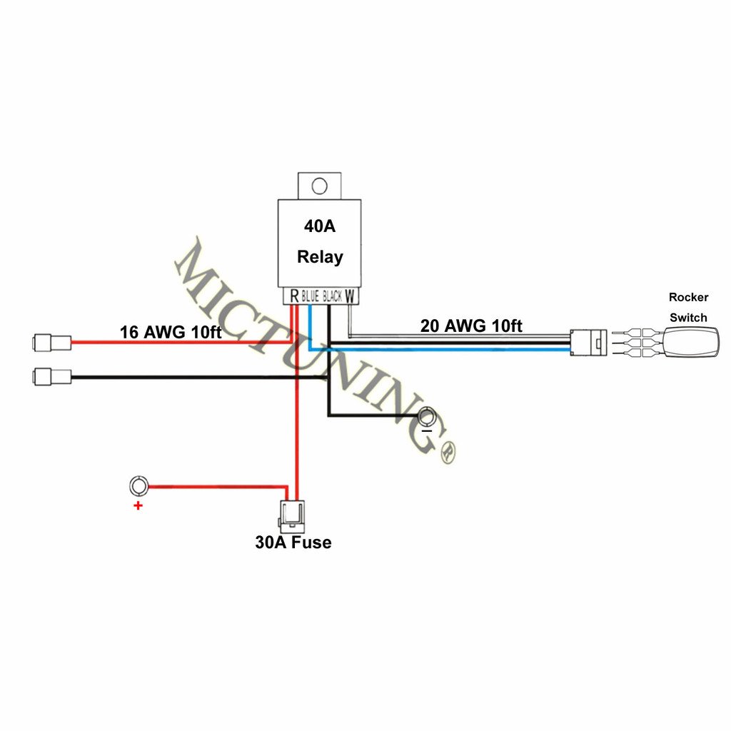7 Pin Mictuning Rocker Switch Wiring Diagram For Light Bar from diagramweb.net