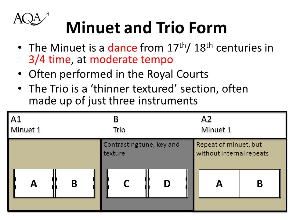 Minuet And Trio Form Diagram