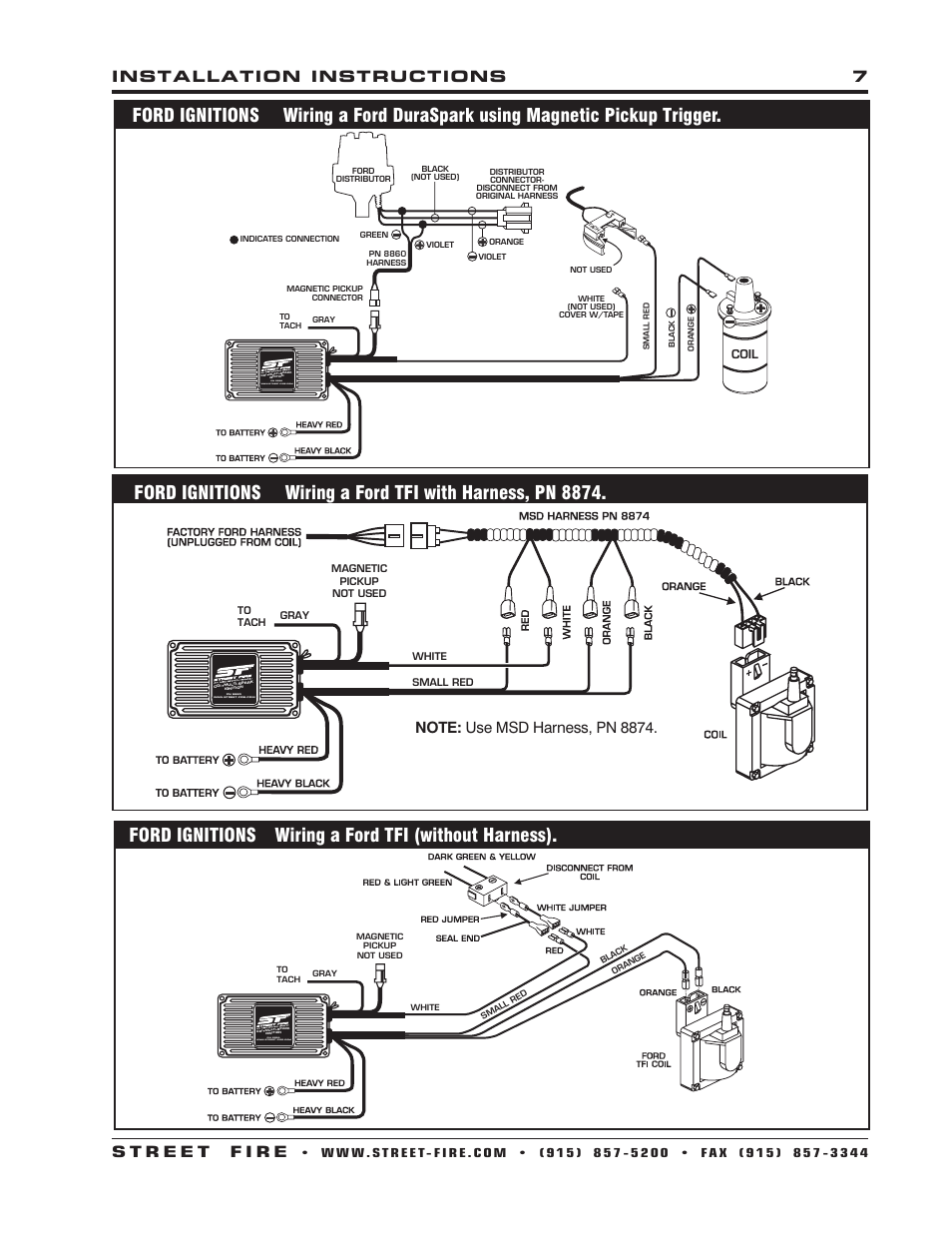 Msd Streetfire 5520 Wiring Diagram For Chevy With Magnetic