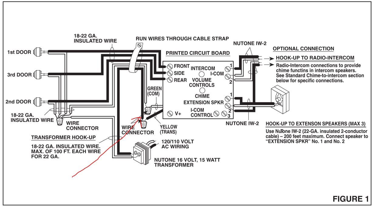 Wiring Diagram For A Doorbell from diagramweb.net