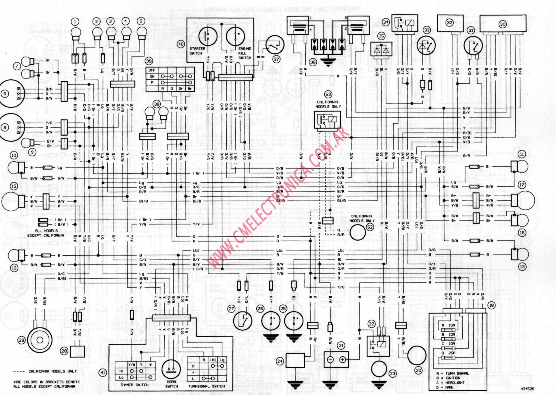 Pc 800 Suzuki Marauder Wiring Diagram Colors