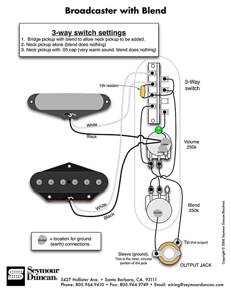 Seymour Duncan Little 59 For Tele Wiring Diagram