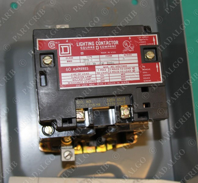 Square D Lighting Contactor Wiring Diagram 8903
