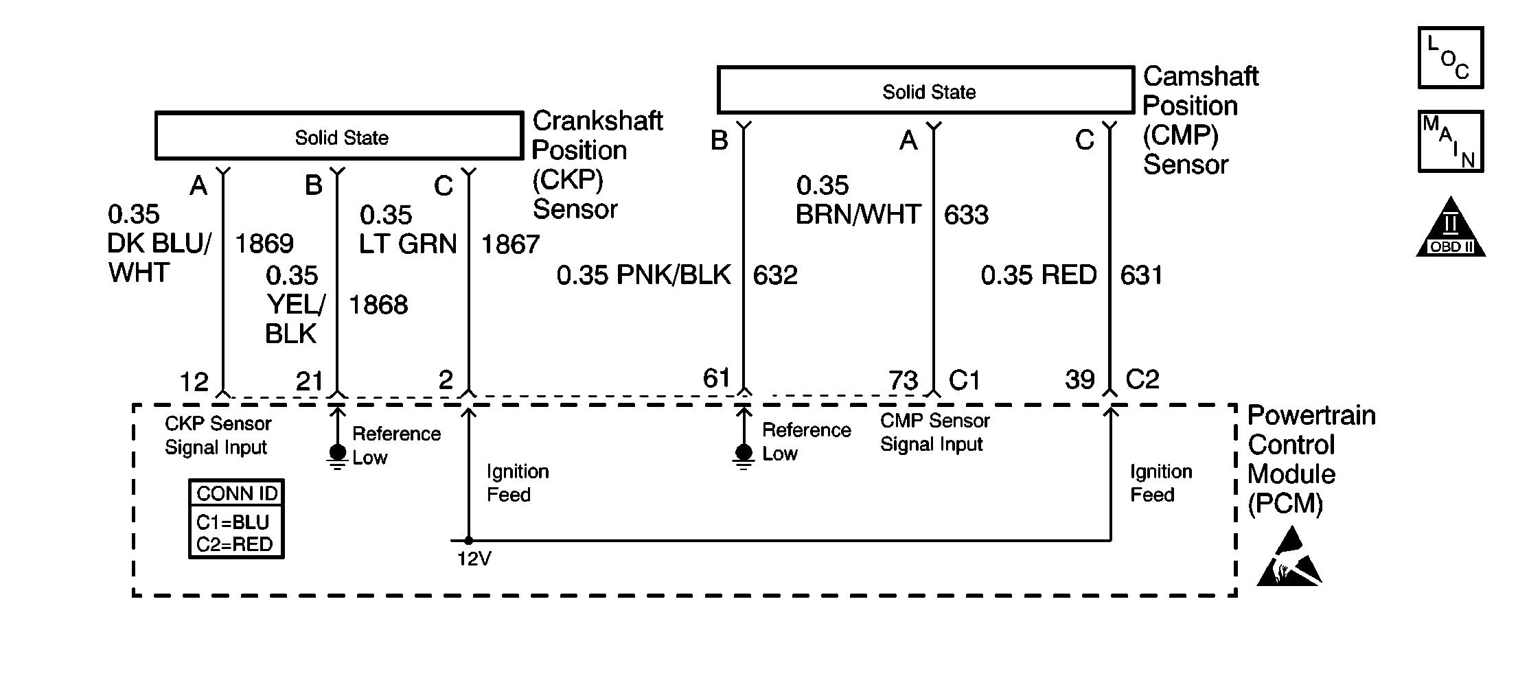 Trailblazer Camshaft Position Sensor Wiring Diagram To Pcm