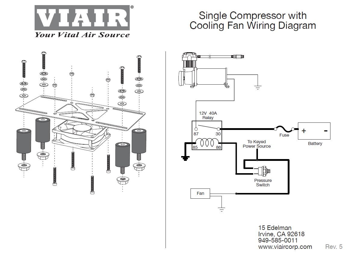 Viair Air Compressor Wiring Diagram