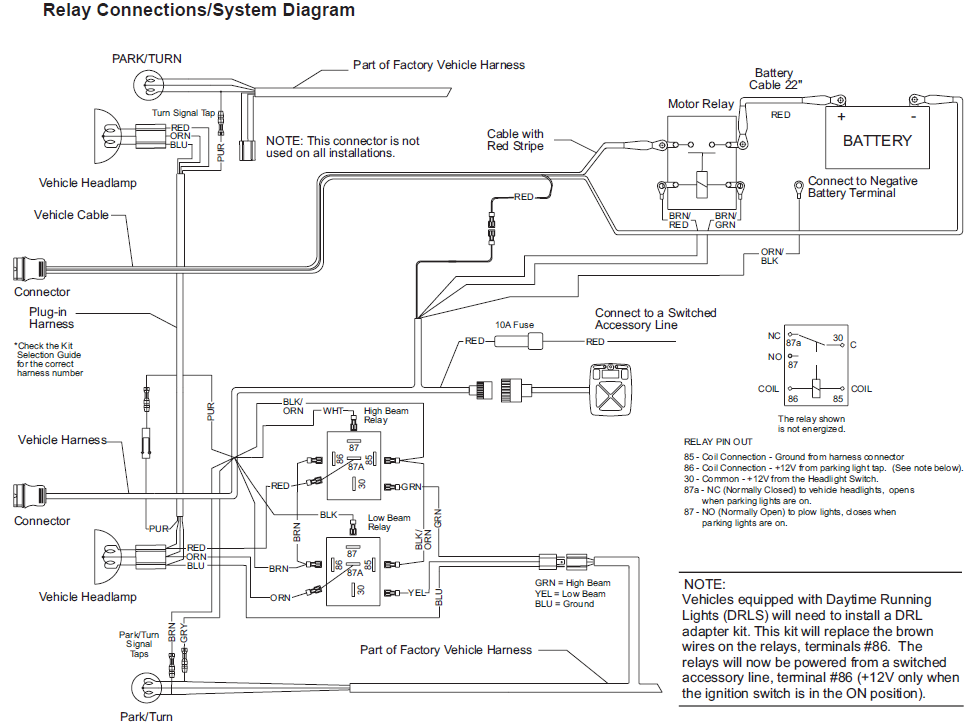 Western Unimount Plow Lights Wiring Diagram