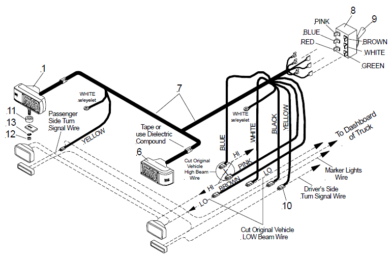 Western Unimount Plow Lights Wiring Diagram