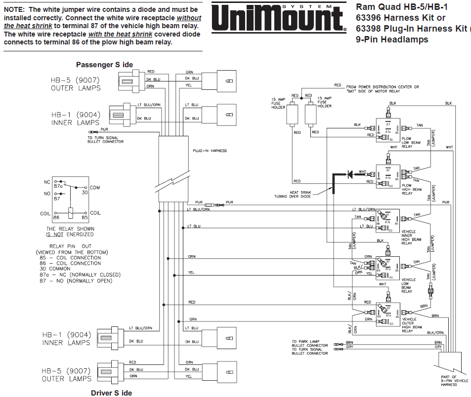 Western Plow Wiring Diagram Ultramount from diagramweb.net