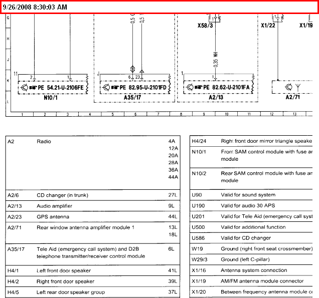 Wiring Diagram For 2003 Mercedes C230 Kompressor Radio