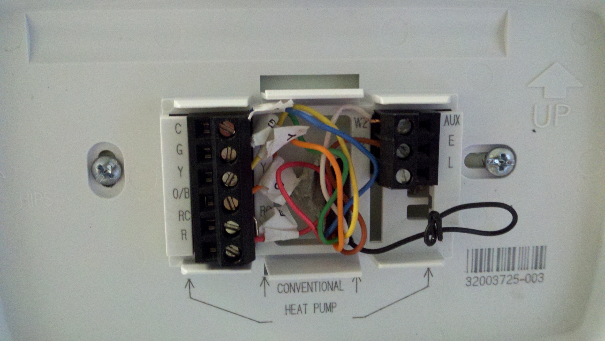Honeywell Heat Pump Thermostat Wiring Diagram from diagramweb.net