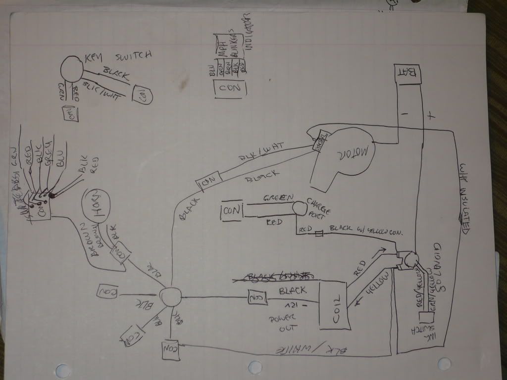 X1 Pocket Bike Wiring Diagram