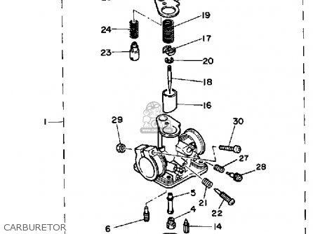 Yamaha Pw Carb Diagram