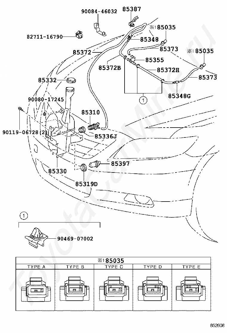 Exploring The Inner Workings Of A Toyota Camry With Parts Diagram