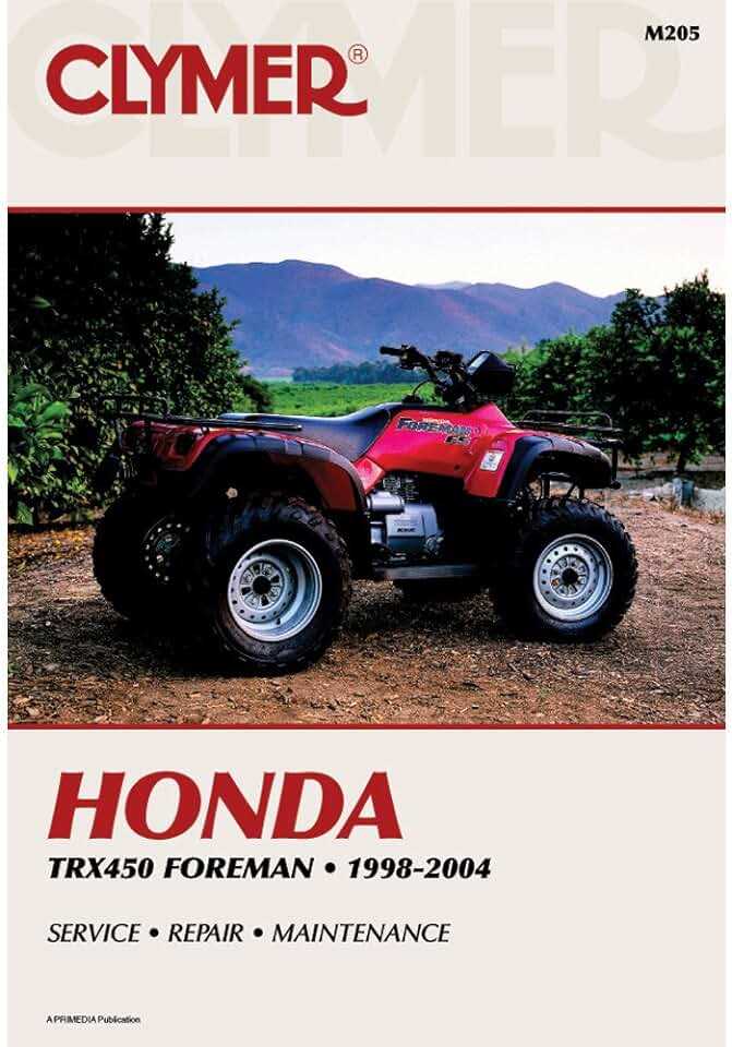 Electrical Schematic For 1998 Honda Foreman 450